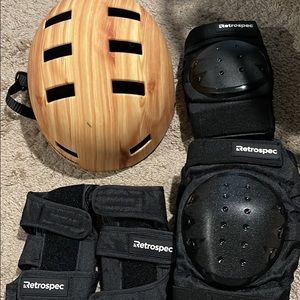Retrospec skateboard safety (knee pads,elbow pads, helmet)